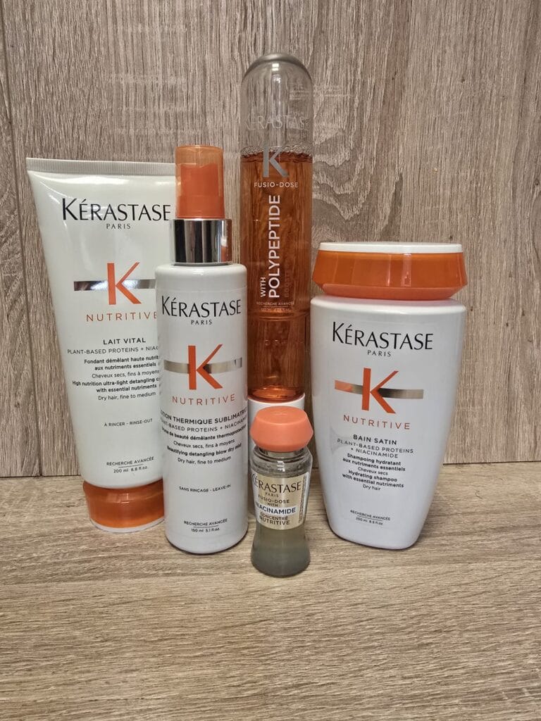 Rytuał Kerastase Nutritive w salonie fryzjerskim agneess